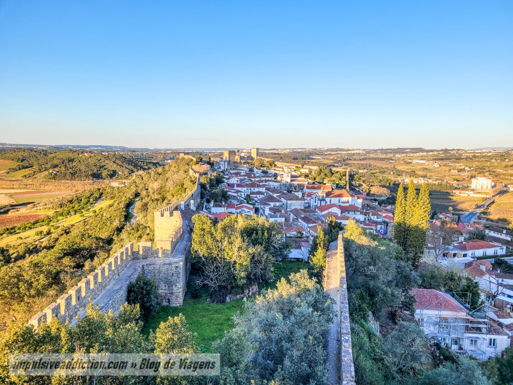Vila Medieval de Óbidos a partir das muralhas