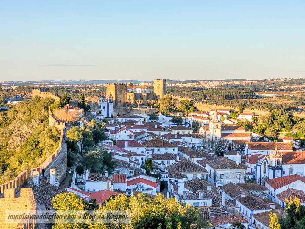 Vila Medieval de Óbidos a partir das muralhas