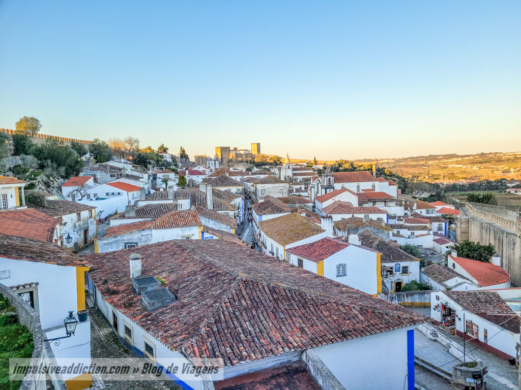 Vila Medieval de Óbidos a partir das muralhas
