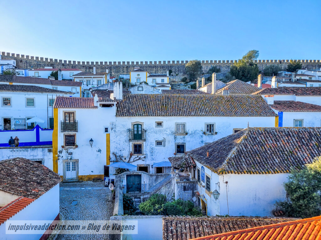Vila Medieval de Óbidos a partir das muralhas
