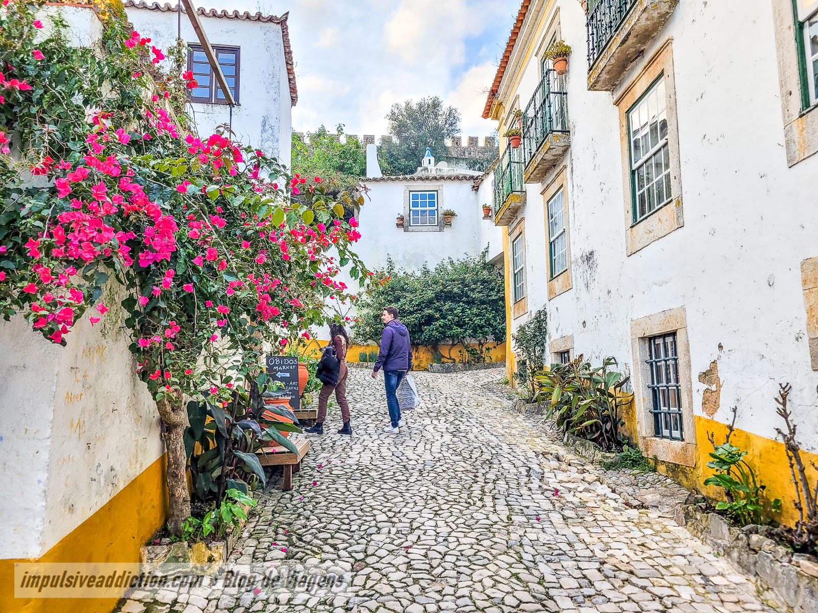 Ruelas pitorescas de Óbidos