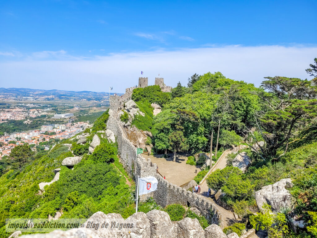 Castelo dos Mouros ao visitar Sintra