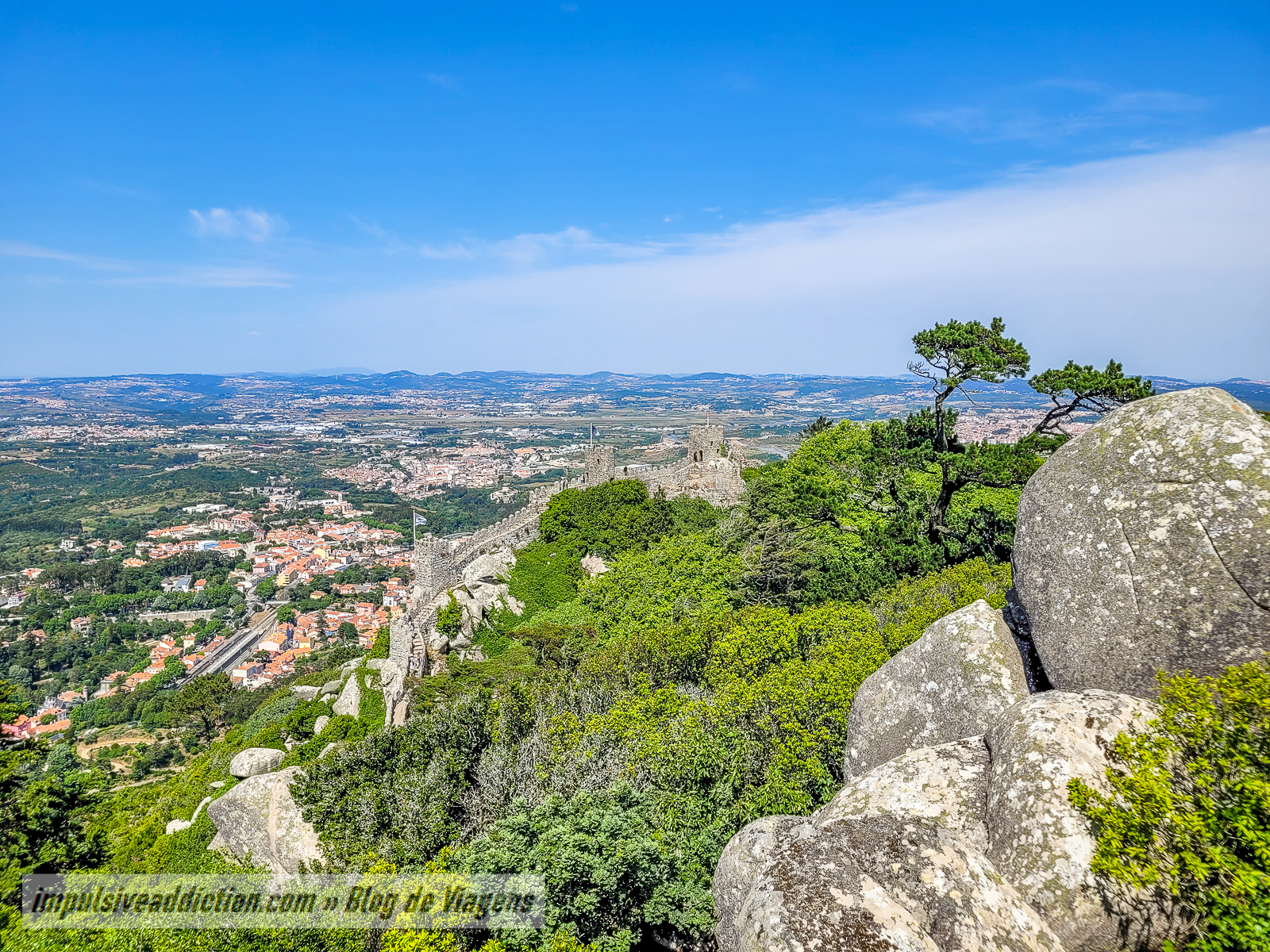 Castelo dos Mouros ao visitar Sintra