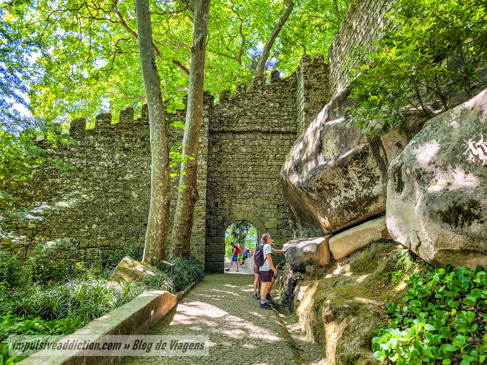 Castelo dos Mouros ao visitar Sintra