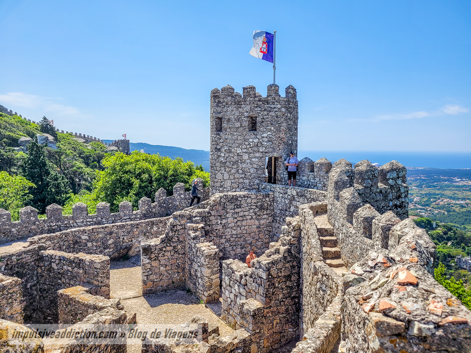 Castelo dos Mouros ao visitar Sintra