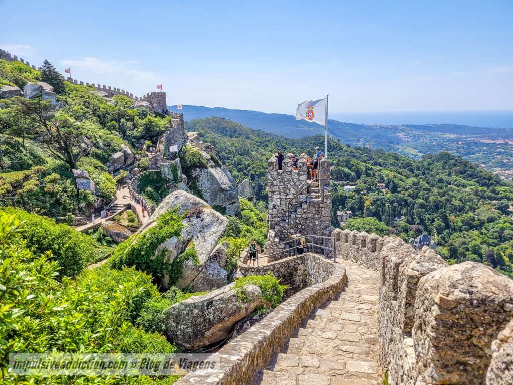 Castelo dos Mouros ao visitar Sintra