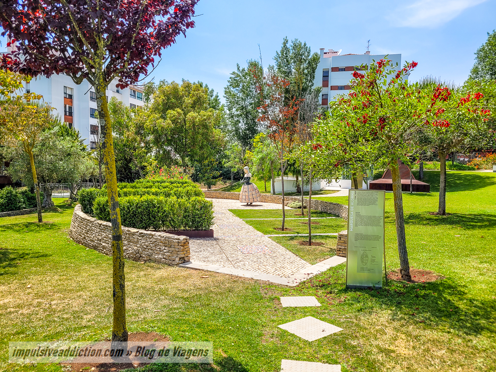 Parque dos Poetas ao visitar Oeiras