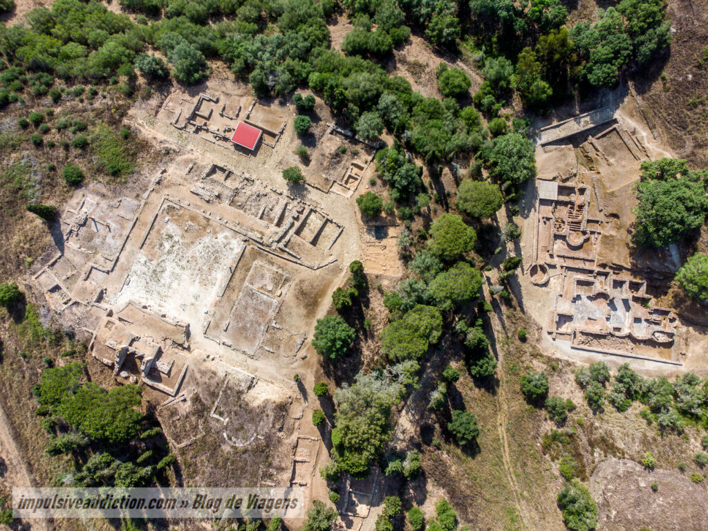 Ruinas de Miróbriga ao visitar Santiago do Cacém
