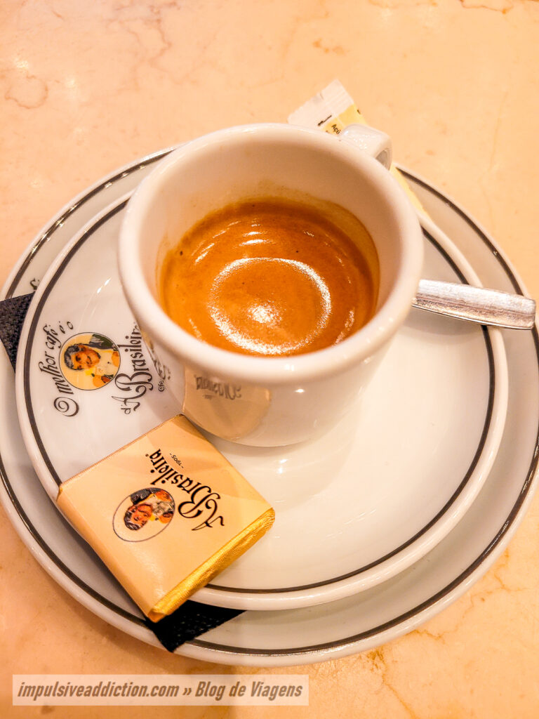 A Brasileira do Chiado, ao visitar Lisboa