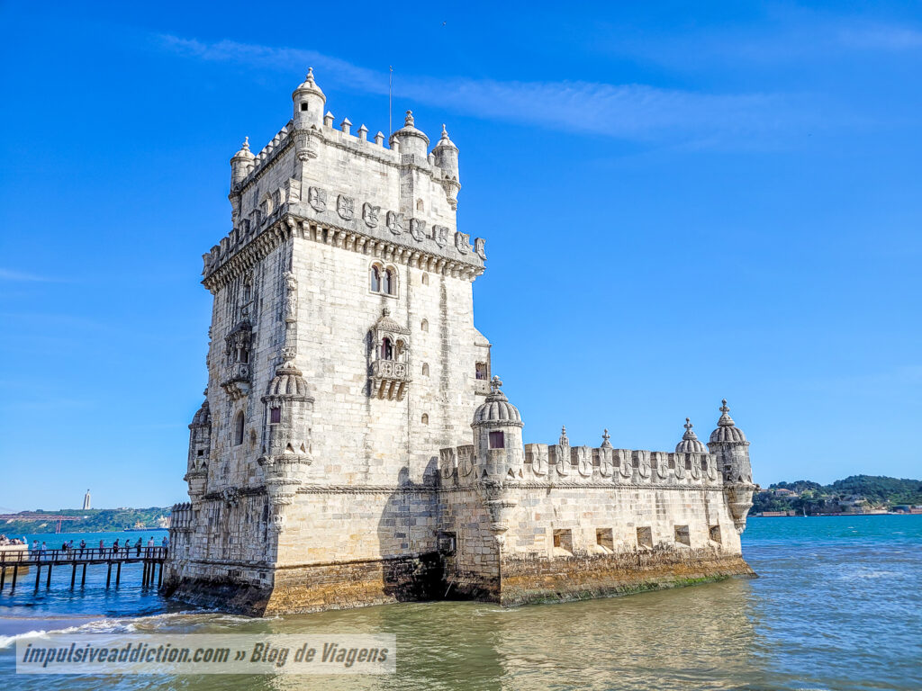 Torre de Belém ao visitar Lisboa
