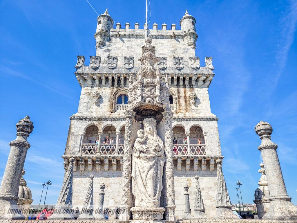 Torre de Belém ao visitar Lisboa