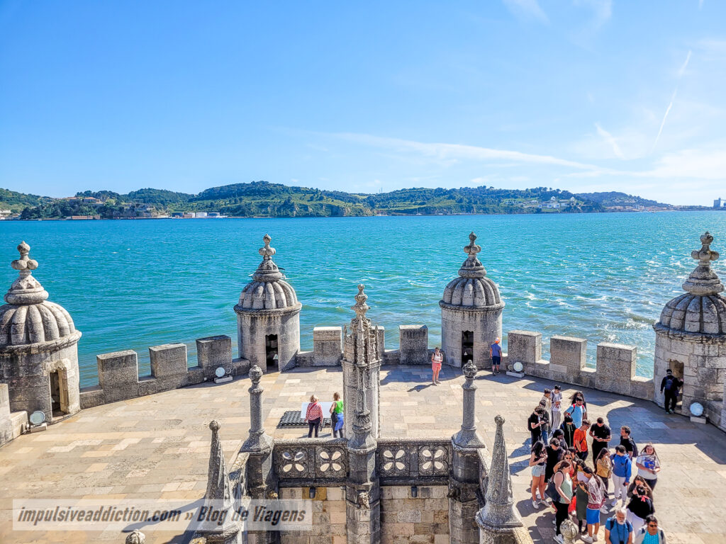Torre de Belém ao visitar Lisboa