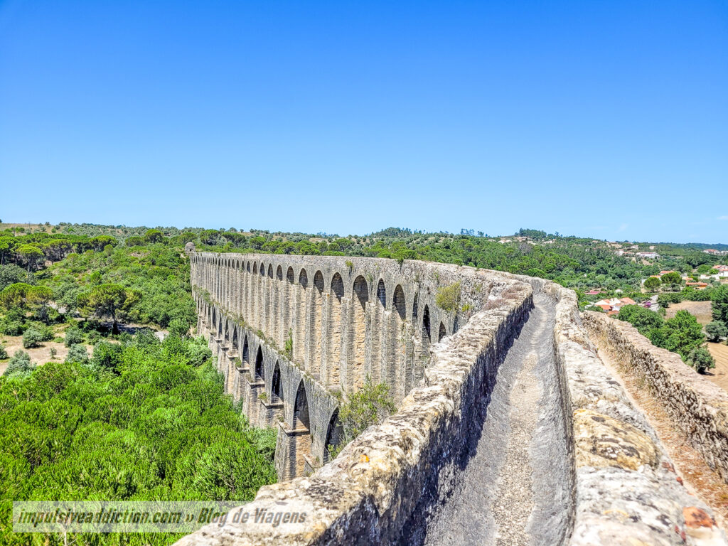 Aqueduto de Pegões ao visitar Tomar