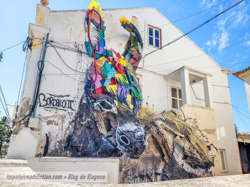 Mural de Bordallo II no Montijo