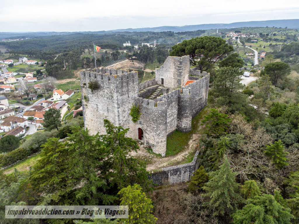 Castelo de Alcanede ao visitar Santarém