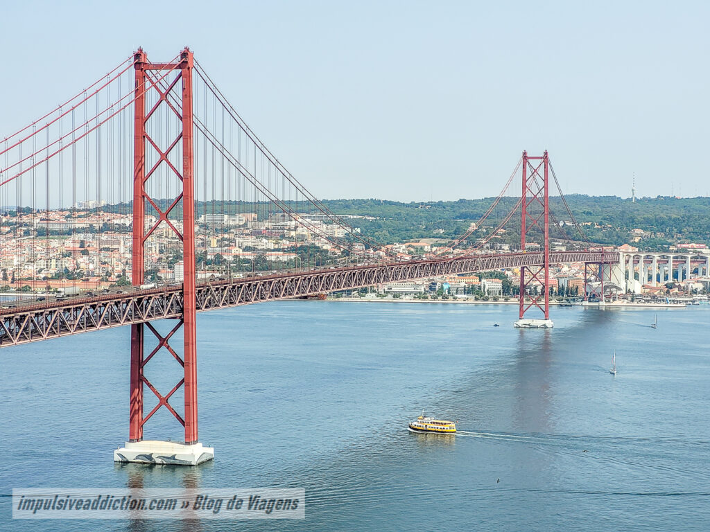 Santuário do Cristo Rei ao visitar Almada