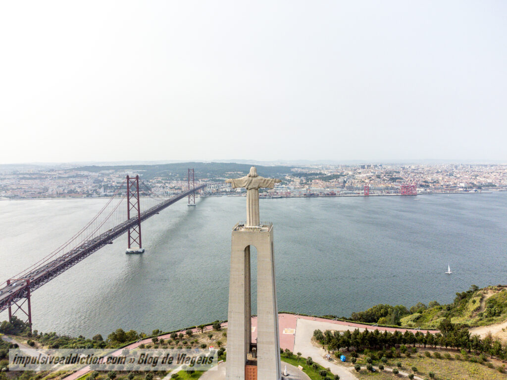 Santuário do Cristo Rei ao visitar Almada