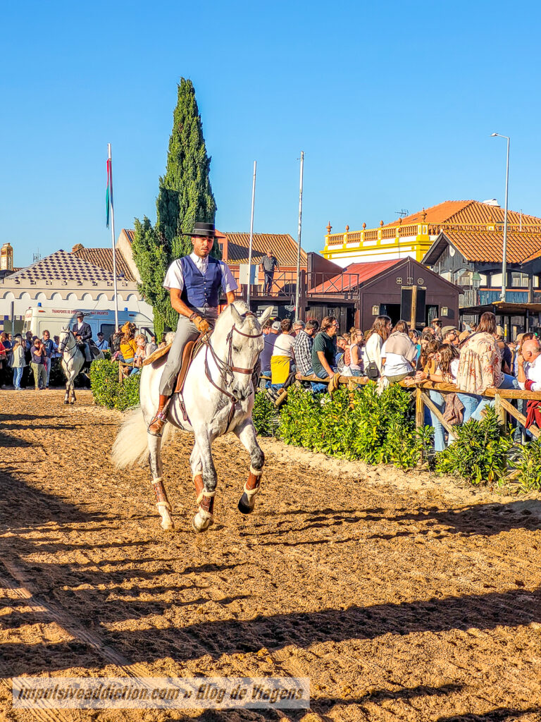 Largo do Marquês de Pombal durante a Feira Nacional do Cavalo