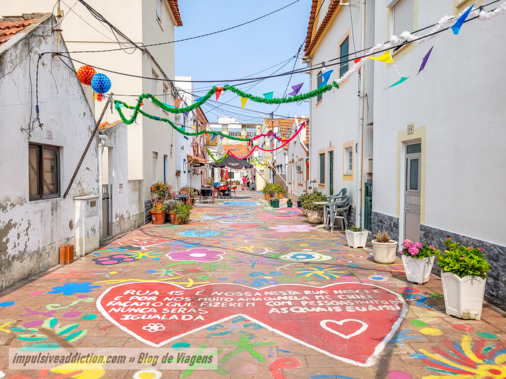 Rua 15 na Costa da Caparica
