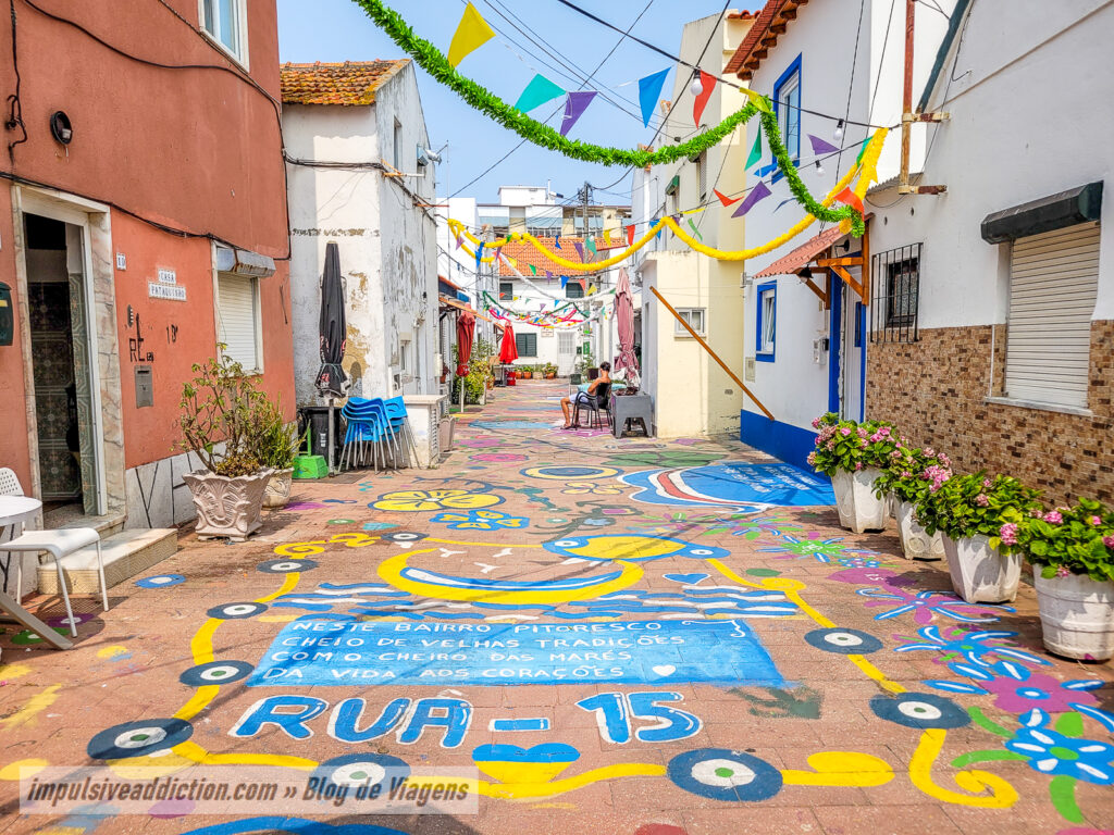 Rua 15 na Costa da Caparica