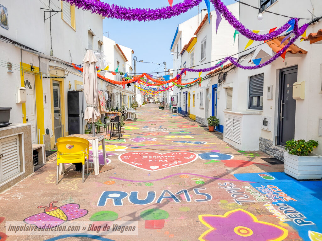 Rua 15 na Costa da Caparica
