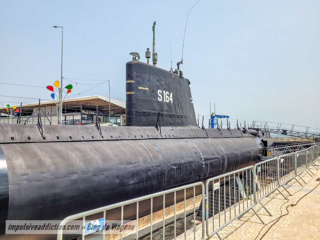 Submarino Barracuda em Cacilhas